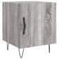 vidaXL Κομοδίνο Γκρι Sonoma 40 x 40 x 50 εκ. από Επεξεργασμένο Ξύλο
