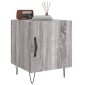 vidaXL Κομοδίνο Γκρι Sonoma 40 x 40 x 50 εκ. από Επεξεργασμένο Ξύλο