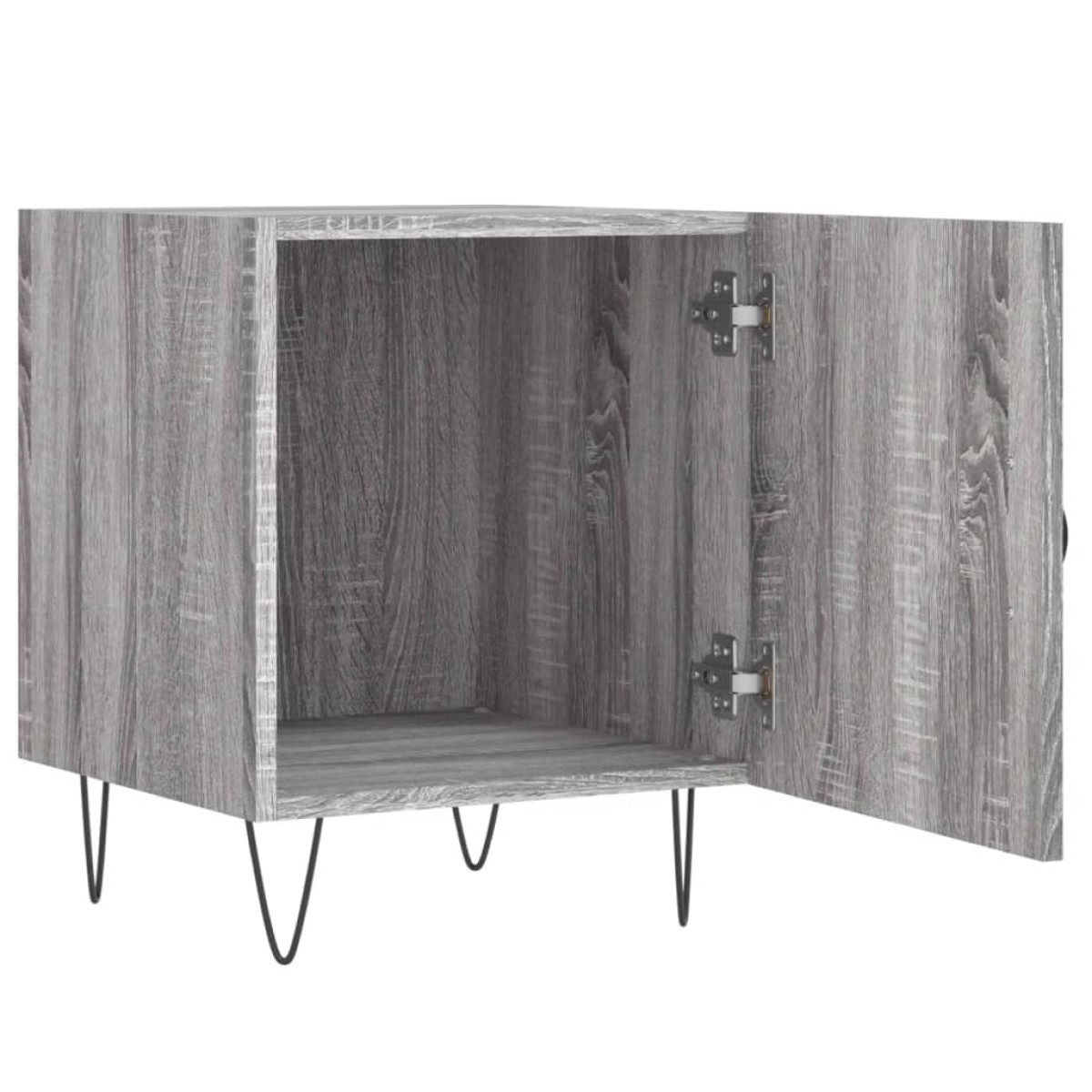 vidaXL Κομοδίνο Γκρι Sonoma 40 x 40 x 50 εκ. από Επεξεργασμένο Ξύλο