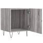 vidaXL Κομοδίνο Γκρι Sonoma 40 x 40 x 50 εκ. από Επεξεργασμένο Ξύλο