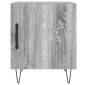 vidaXL Κομοδίνο Γκρι Sonoma 40 x 40 x 50 εκ. από Επεξεργασμένο Ξύλο