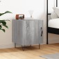 vidaXL Κομοδίνο Γκρι Sonoma 40 x 40 x 50 εκ. από Επεξεργασμένο Ξύλο