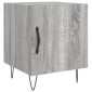 vidaXL Κομοδίνα 2 τεμ. Γκρι Sonoma 40 x 40 x 50 εκ. από Επεξεργ. Ξύλο