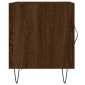 vidaXL Κομοδίνο Καφέ Δρυς 40 x 40 x 50 εκ. από Επεξεργασμένο Ξύλο
