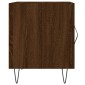 vidaXL Κομοδίνα 2 τεμ. Καφέ Δρυς 40 x 40 x 50 εκ. από Επεξεργ. Ξύλο