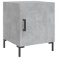 vidaXL Κομοδίνα 2 τεμ. Γκρι Σκυροδέμ. 40 x 40 x 50 από Επεξεργ. Ξύλο