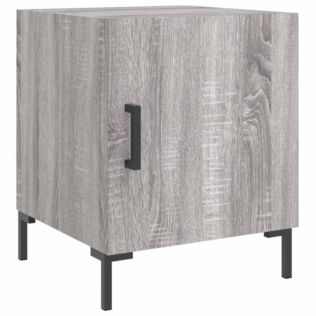 vidaXL Κομοδίνα 2 τεμ. Γκρι Sonoma 40 x 40 x 50 εκ. από Επεξεργ. Ξύλο