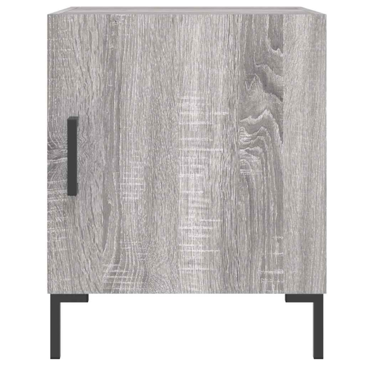 vidaXL Κομοδίνα 2 τεμ. Γκρι Sonoma 40 x 40 x 50 εκ. από Επεξεργ. Ξύλο