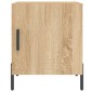 vidaXL Κομοδίνα 2 τεμ. Sonoma Δρυς 40x40x50 εκ. από Επεξεργασμένο Ξύλο