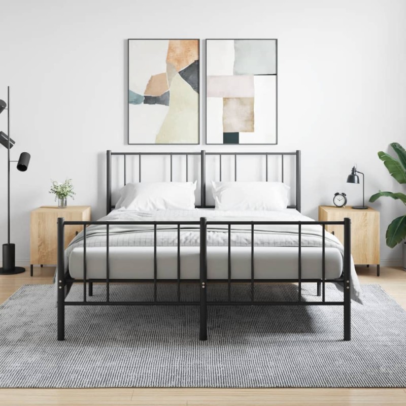 vidaXL Κομοδίνα 2 τεμ. Sonoma Δρυς 40x40x50 εκ. από Επεξεργασμένο Ξύλο