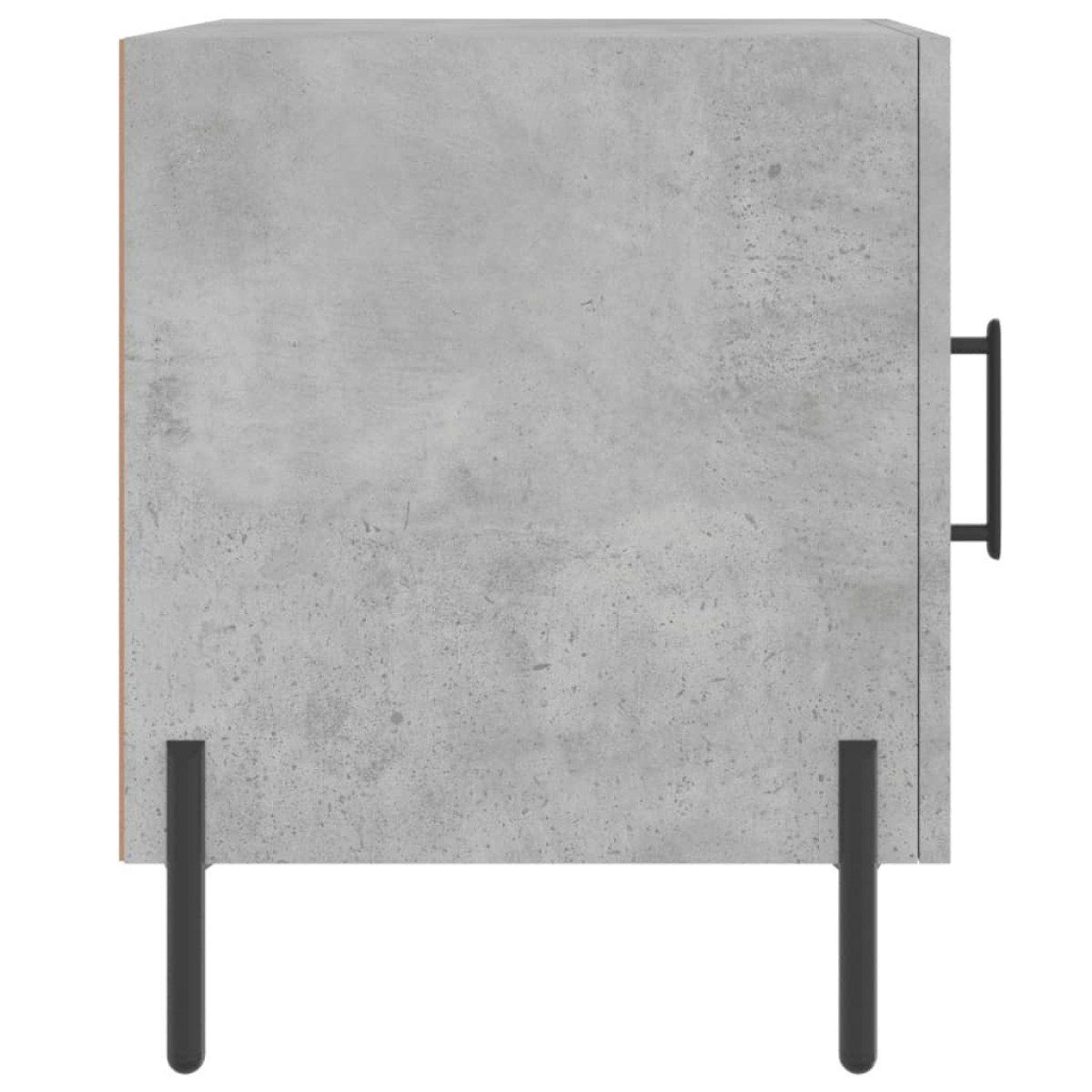 vidaXL Κομοδίνα 2 τεμ. Γκρι Σκυροδέμ. 40 x 40 x 50 από Επεξεργ. Ξύλο