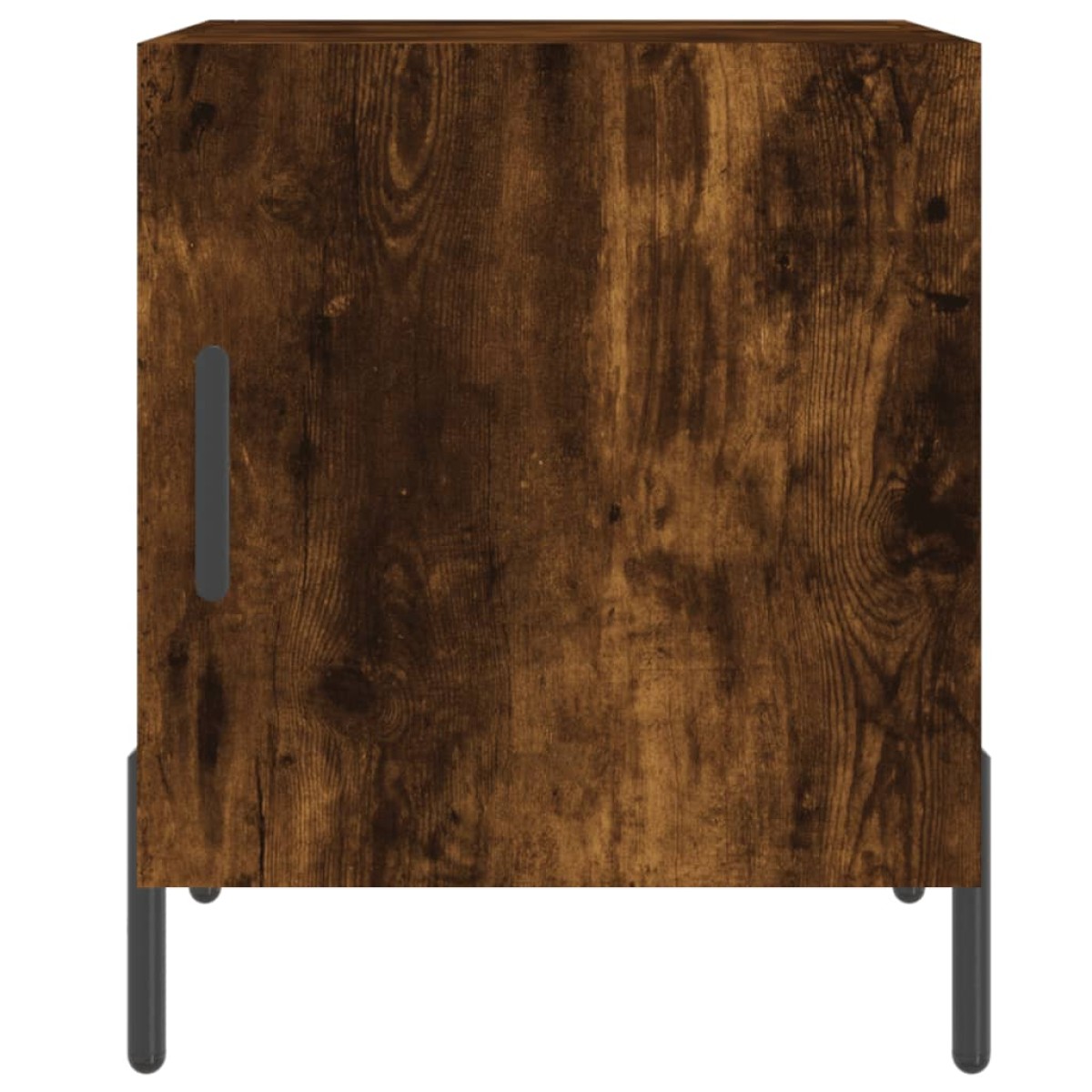 vidaXL Κομοδίνο Καπνιστή Δρυς 40 x 40 x 50 εκ. από Επεξεργασμένο Ξύλο