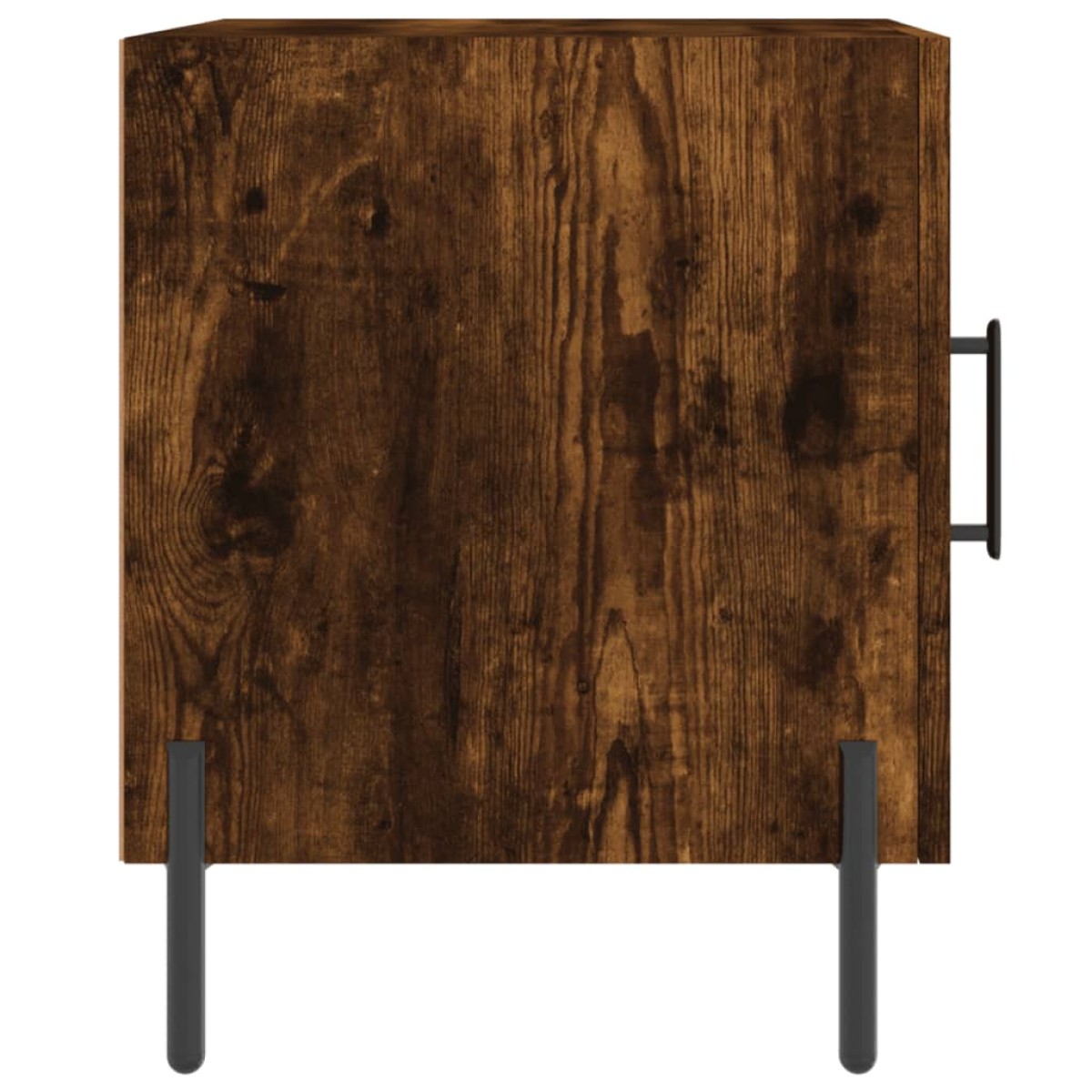 vidaXL Κομοδίνα 2 τεμ. Καπνιστή Δρυς 40 x 40 x 50 εκ. Επεξεργ. Ξύλο