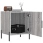 vidaXL Κομοδίνα 2 τεμ. Γκρι Sonoma 40 x 40 x 50 εκ. από Επεξεργ. Ξύλο