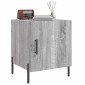 vidaXL Κομοδίνα 2 τεμ. Γκρι Sonoma 40 x 40 x 50 εκ. από Επεξεργ. Ξύλο