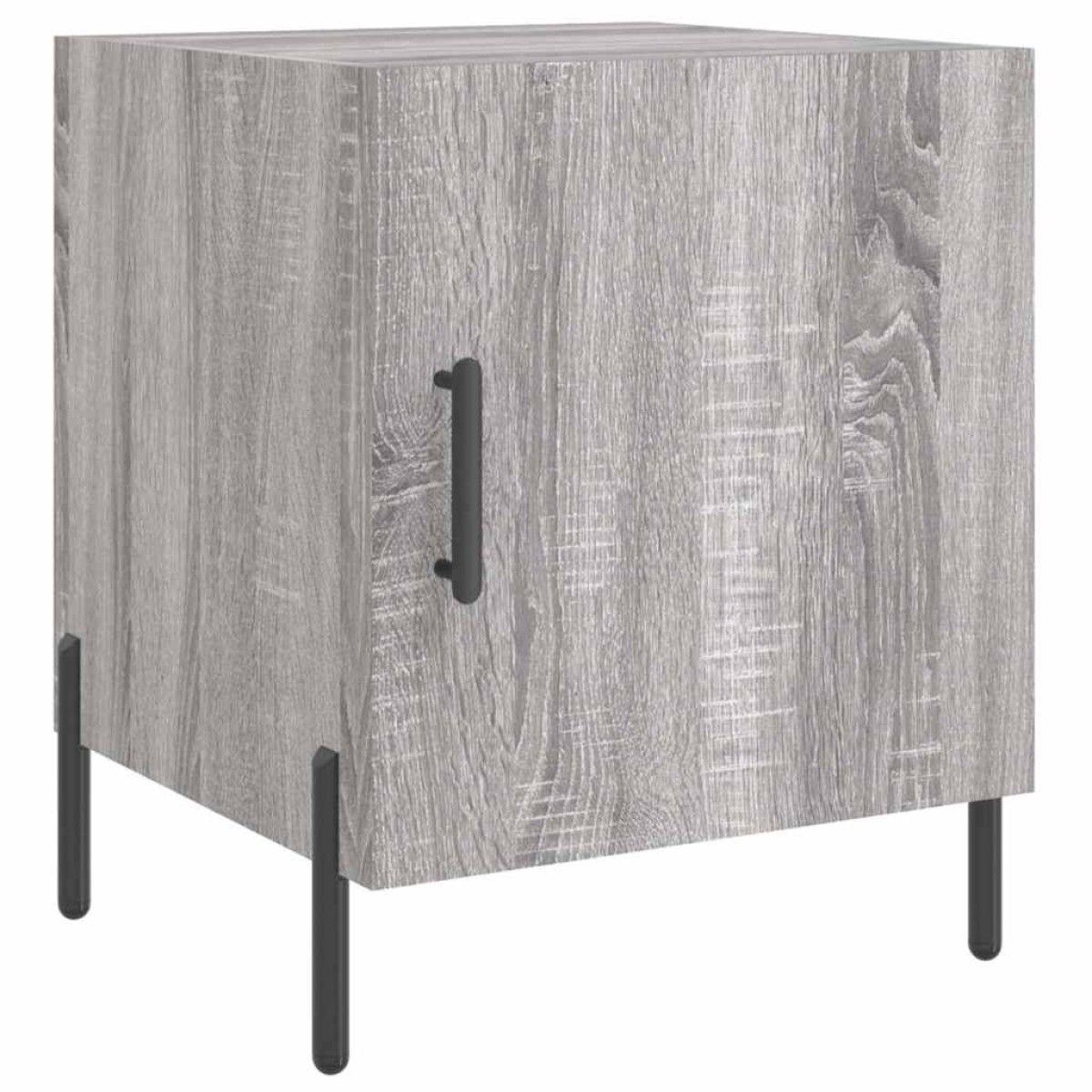 vidaXL Κομοδίνα 2 τεμ. Γκρι Sonoma 40 x 40 x 50 εκ. από Επεξεργ. Ξύλο