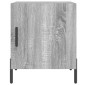 vidaXL Κομοδίνα 2 τεμ. Γκρι Sonoma 40 x 40 x 50 εκ. από Επεξεργ. Ξύλο