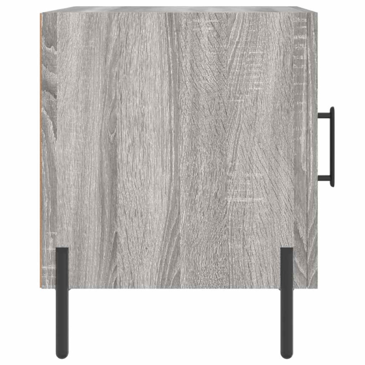 vidaXL Κομοδίνα 2 τεμ. Γκρι Sonoma 40 x 40 x 50 εκ. από Επεξεργ. Ξύλο