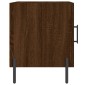 vidaXL Κομοδίνα 2 τεμ. Καφέ Δρυς 40 x 40 x 50 εκ. από Επεξεργ. Ξύλο