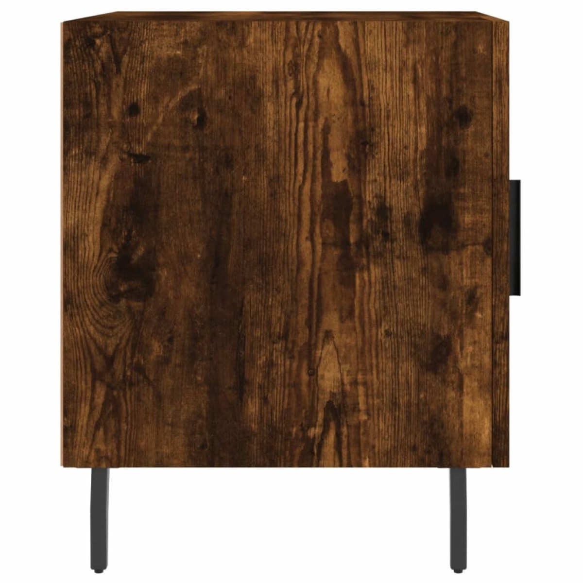 vidaXL Κομοδίνο Καπνιστή Δρυς 40 x 40 x 50 εκ. από Επεξεργασμένο Ξύλο