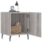 vidaXL Κομοδίνα 2 τεμ. Γκρι Sonoma 40x40x50 εκ. από Επεξεργασμένο Ξύλο