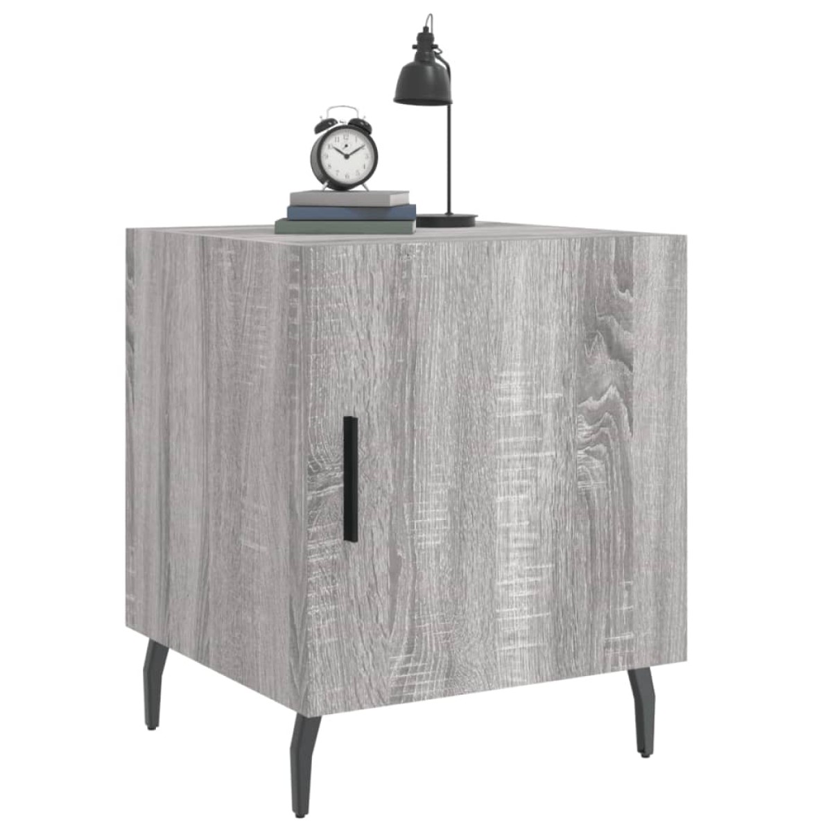 vidaXL Κομοδίνα 2 τεμ. Γκρι Sonoma 40x40x50 εκ. από Επεξεργασμένο Ξύλο
