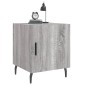 vidaXL Κομοδίνα 2 τεμ. Γκρι Sonoma 40x40x50 εκ. από Επεξεργασμένο Ξύλο
