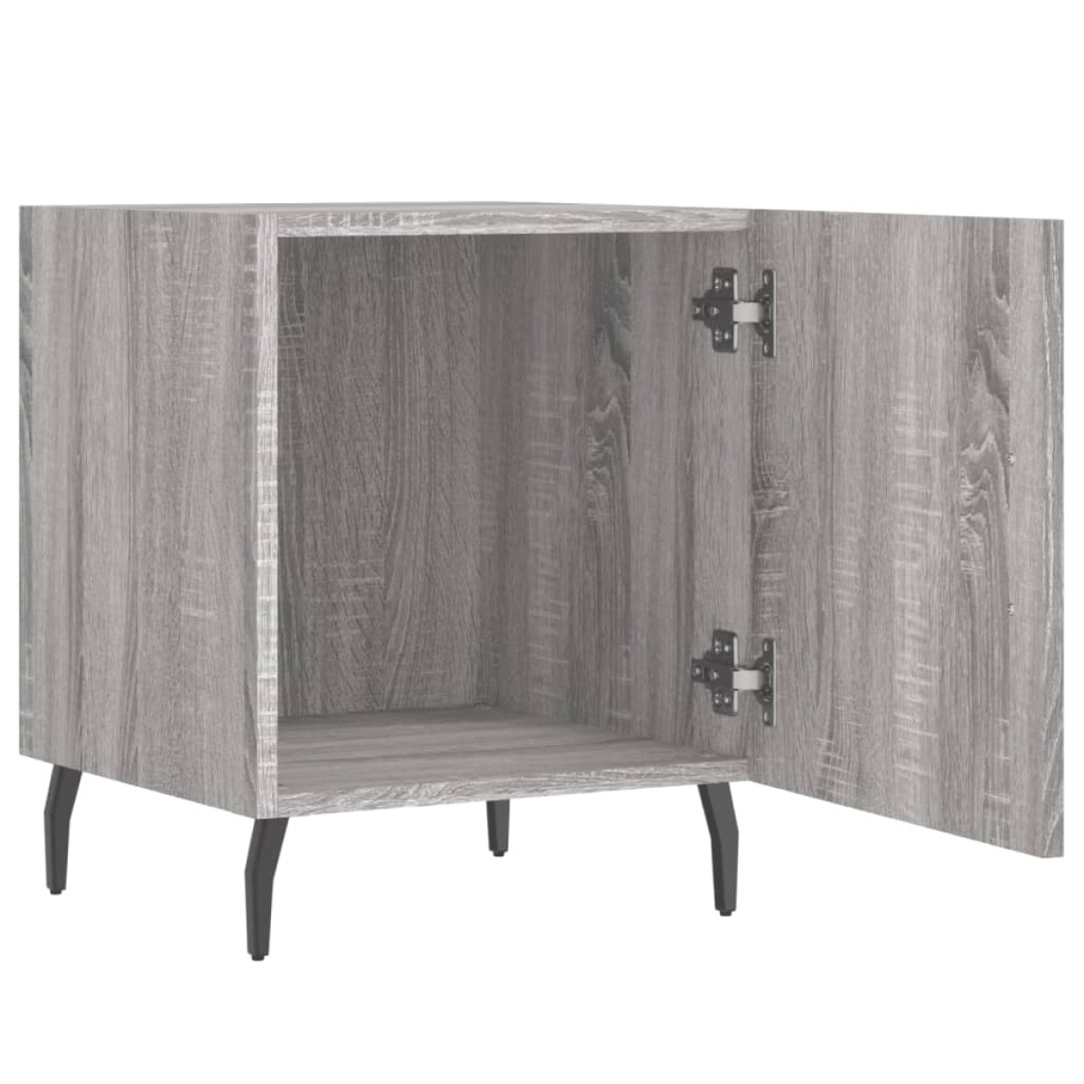 vidaXL Κομοδίνα 2 τεμ. Γκρι Sonoma 40x40x50 εκ. από Επεξεργασμένο Ξύλο