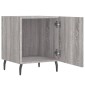 vidaXL Κομοδίνα 2 τεμ. Γκρι Sonoma 40x40x50 εκ. από Επεξεργασμένο Ξύλο