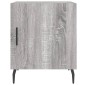 vidaXL Κομοδίνα 2 τεμ. Γκρι Sonoma 40x40x50 εκ. από Επεξεργασμένο Ξύλο