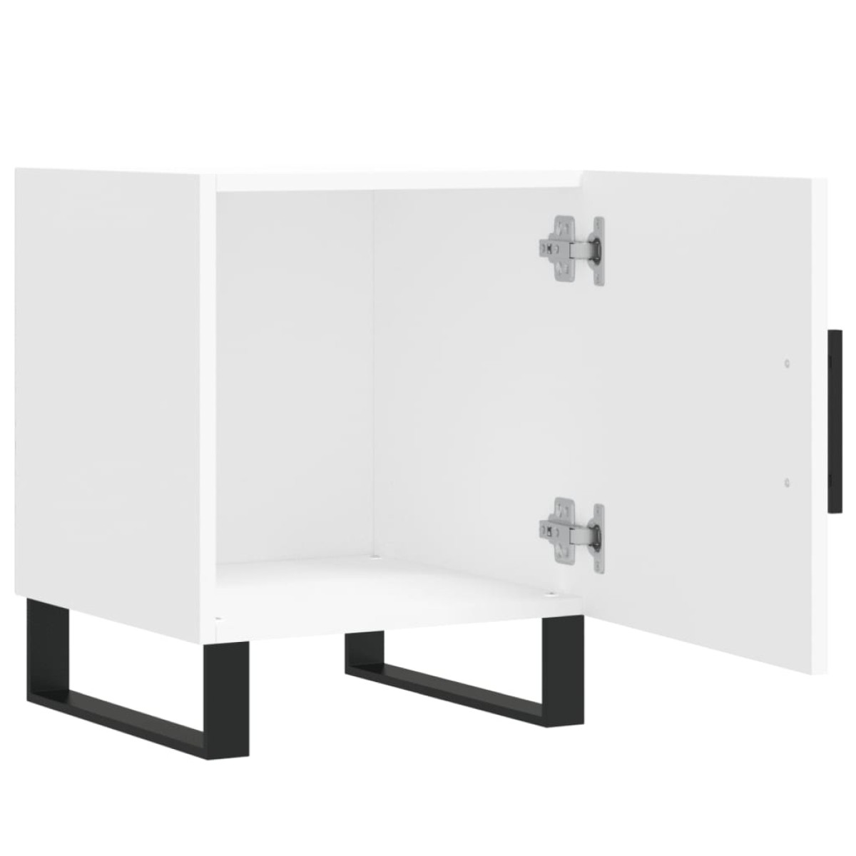 vidaXL Κομοδίνα 2 τεμ. Λευκά 40 x 40 x 50 εκ. από Επεξεργασμένο Ξύλο