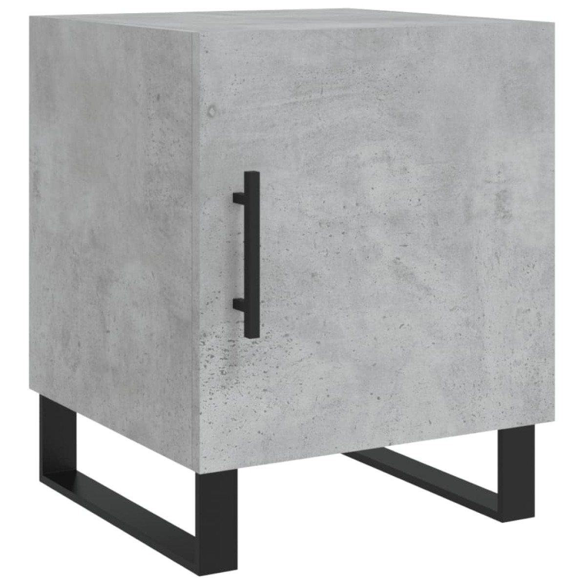 vidaXL Κομοδίνα 2 τεμ. Γκρι Σκυροδέμ. 40 x 40 x 50 από Επεξεργ. Ξύλο