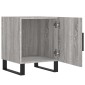 vidaXL Κομοδίνα 2 τεμ. Γκρι Sonoma 40x40x50 εκ. από Επεξεργασμένο Ξύλο