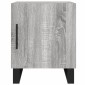 vidaXL Κομοδίνα 2 τεμ. Γκρι Sonoma 40x40x50 εκ. από Επεξεργασμένο Ξύλο