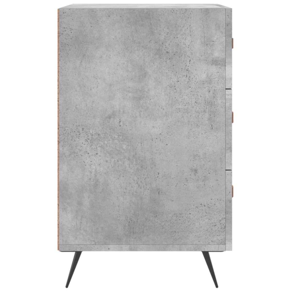vidaXL Κομοδίνο Γκρι Σκυροδέματος 40x40x66 εκ. από Επεξεργασμένο Ξύλο