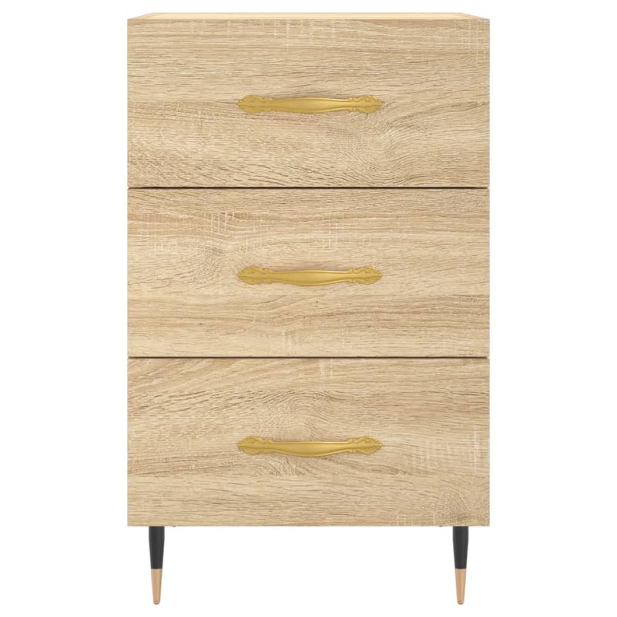 vidaXL Κομοδίνο Sonoma Δρυς 40 x 40 x 66 εκ. από Επεξεργασμένο Ξύλο