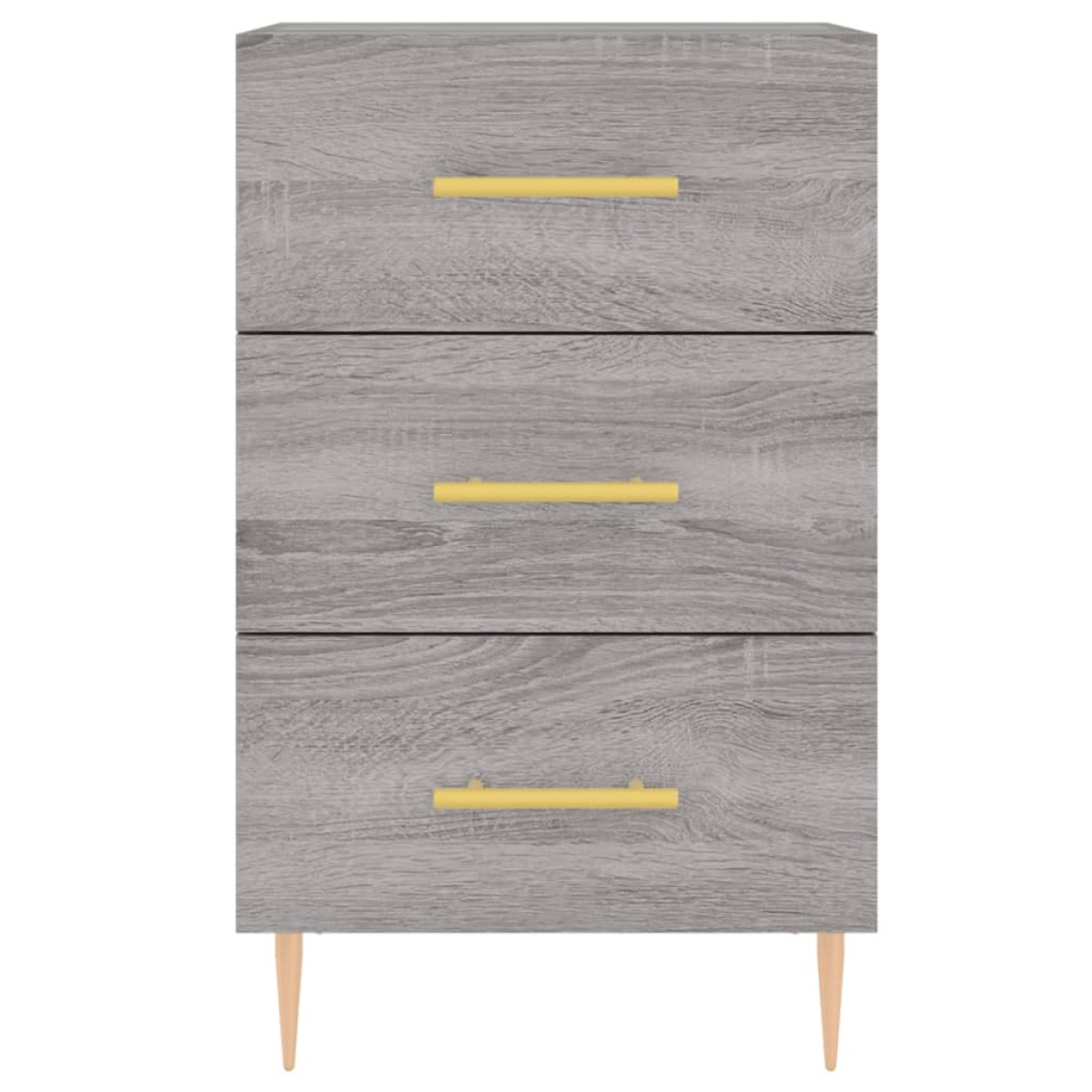 vidaXL Κομοδίνο Γκρι Sonoma 40 x 40 x 66 εκ. από Επεξεργασμένο Ξύλο