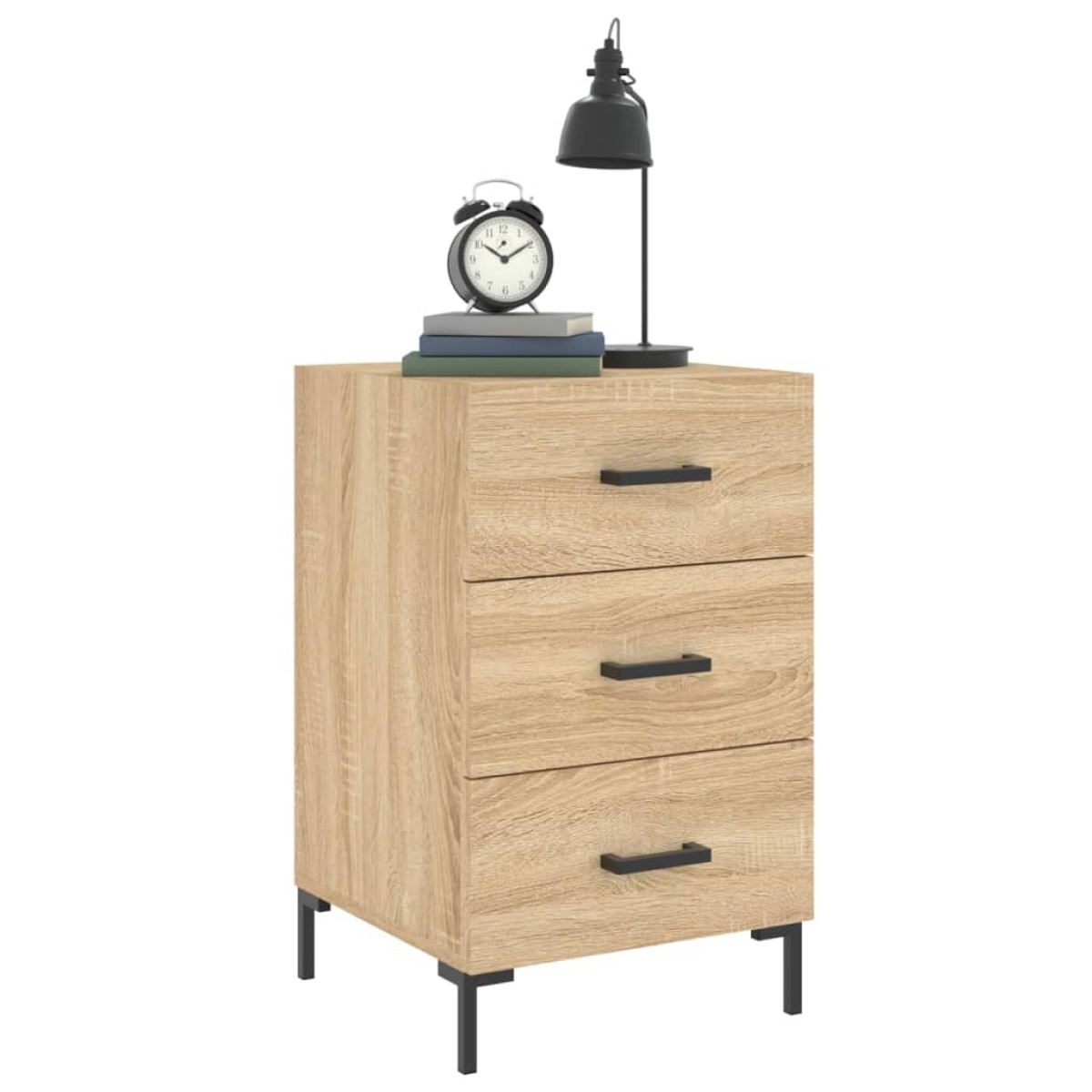 vidaXL Κομοδίνο Sonoma Δρυς 40 x 40 x 66 εκ. από Επεξεργασμένο Ξύλο