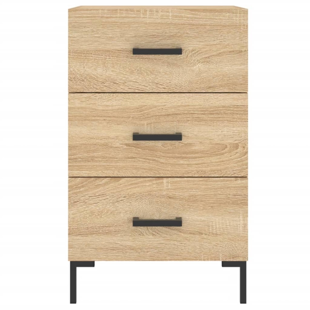 vidaXL Κομοδίνο Sonoma Δρυς 40 x 40 x 66 εκ. από Επεξεργασμένο Ξύλο