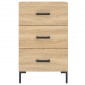 vidaXL Κομοδίνο Sonoma Δρυς 40 x 40 x 66 εκ. από Επεξεργασμένο Ξύλο