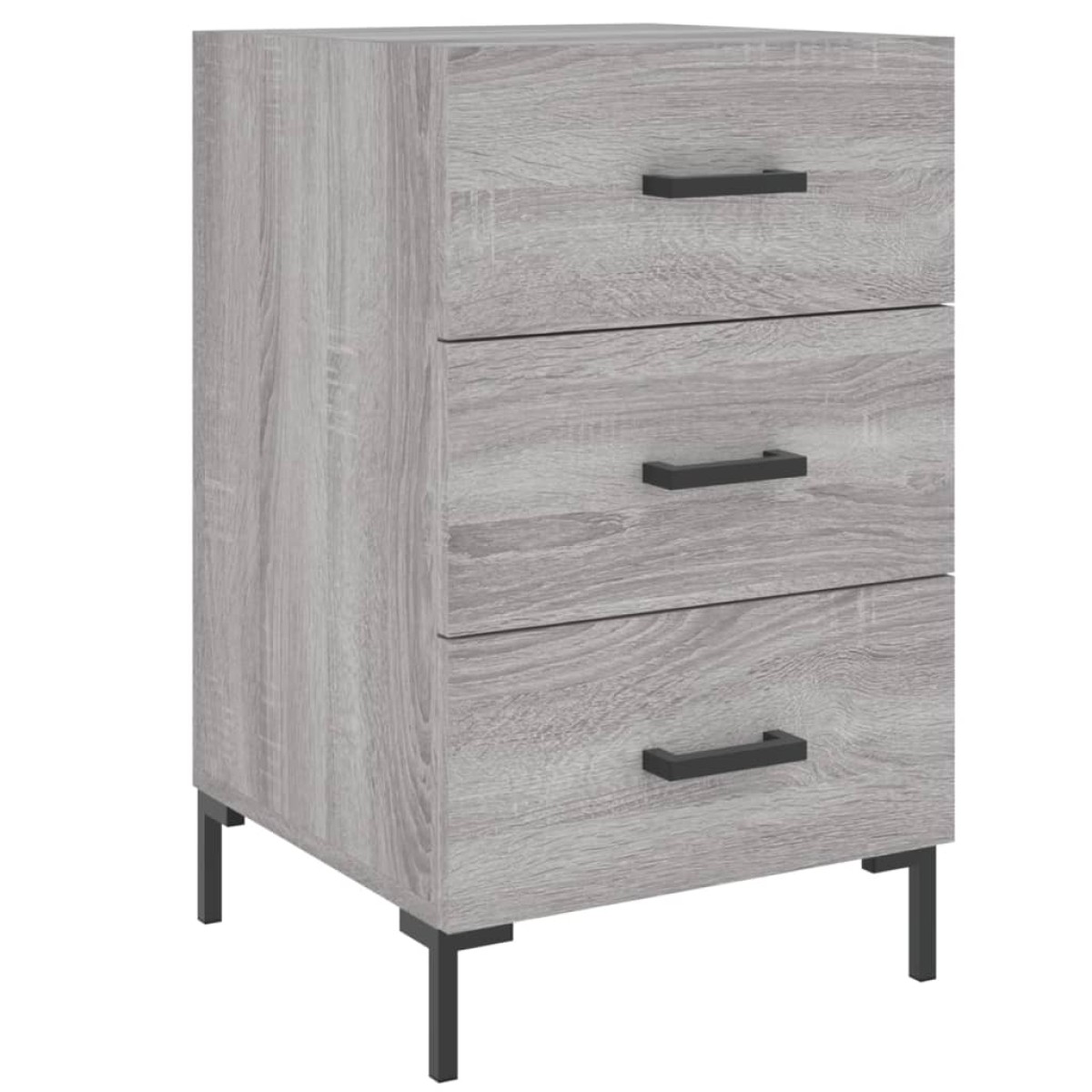 vidaXL Κομοδίνο Γκρι Sonoma 40 x 40 x 66 εκ. από Επεξεργασμένο Ξύλο