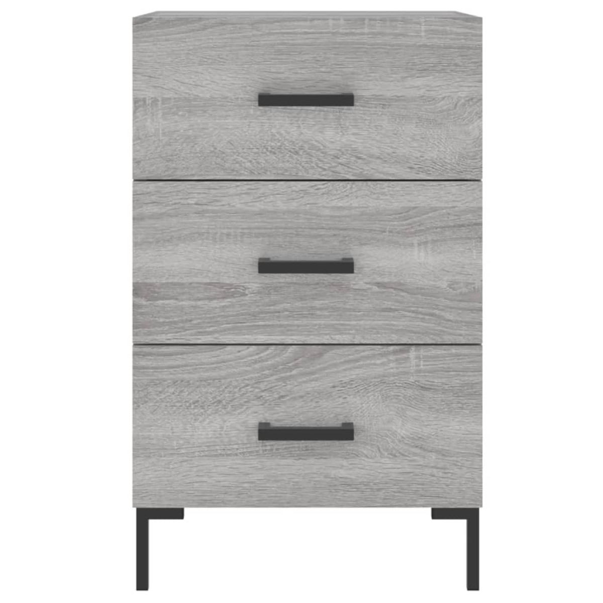 vidaXL Κομοδίνο Γκρι Sonoma 40 x 40 x 66 εκ. από Επεξεργασμένο Ξύλο