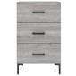 vidaXL Κομοδίνο Γκρι Sonoma 40 x 40 x 66 εκ. από Επεξεργασμένο Ξύλο