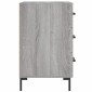 vidaXL Κομοδίνο Γκρι Sonoma 40 x 40 x 66 εκ. από Επεξεργασμένο Ξύλο