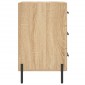vidaXL Κομοδίνο Sonoma Δρυς 40 x 40 x 66 εκ. από Επεξεργασμένο Ξύλο