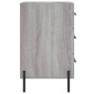 vidaXL Κομοδίνο Γκρι Sonoma 40 x 40 x 66 εκ. από Επεξεργασμένο Ξύλο