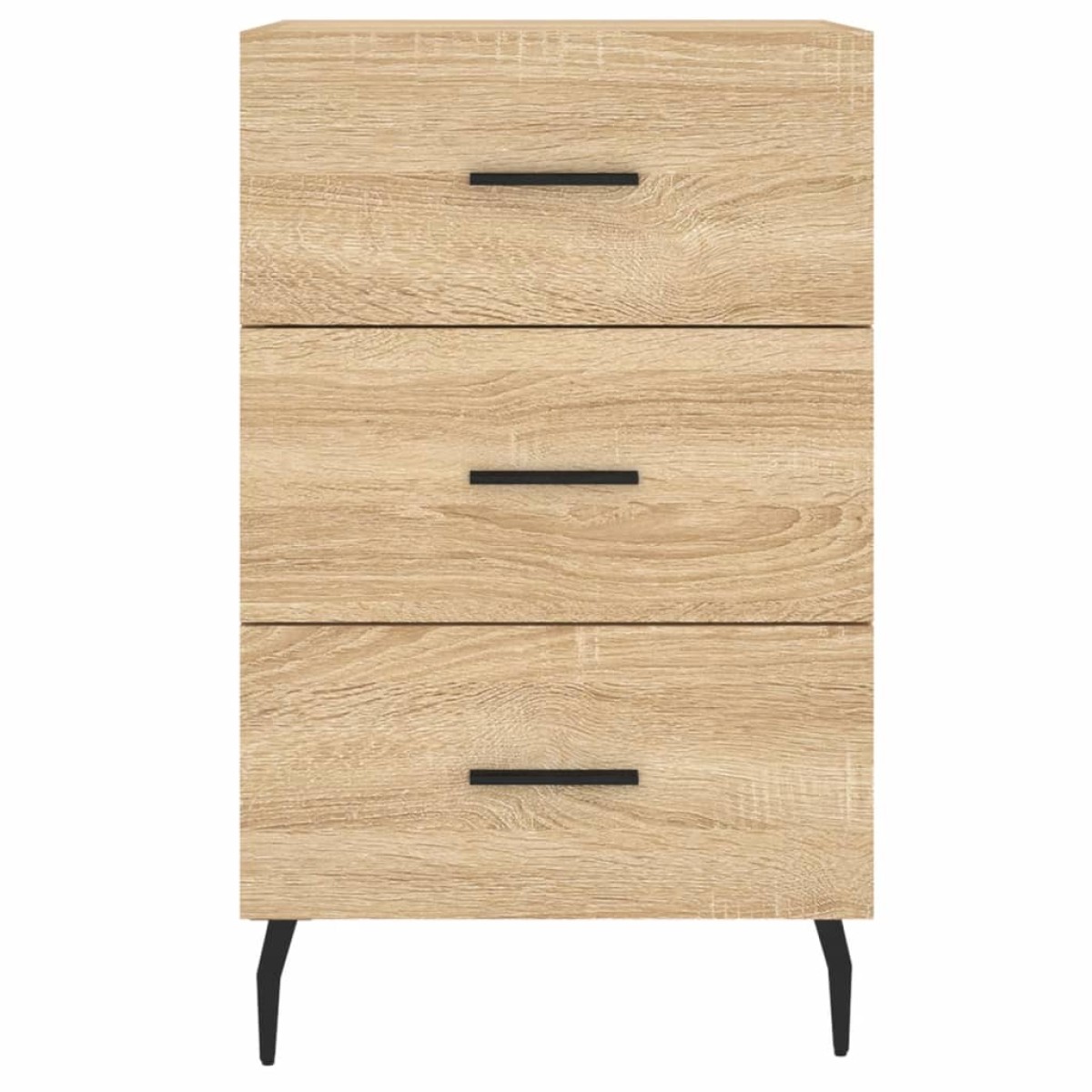vidaXL Κομοδίνο Sonoma Δρυς 40 x 40 x 66 εκ. από Επεξεργασμένο Ξύλο