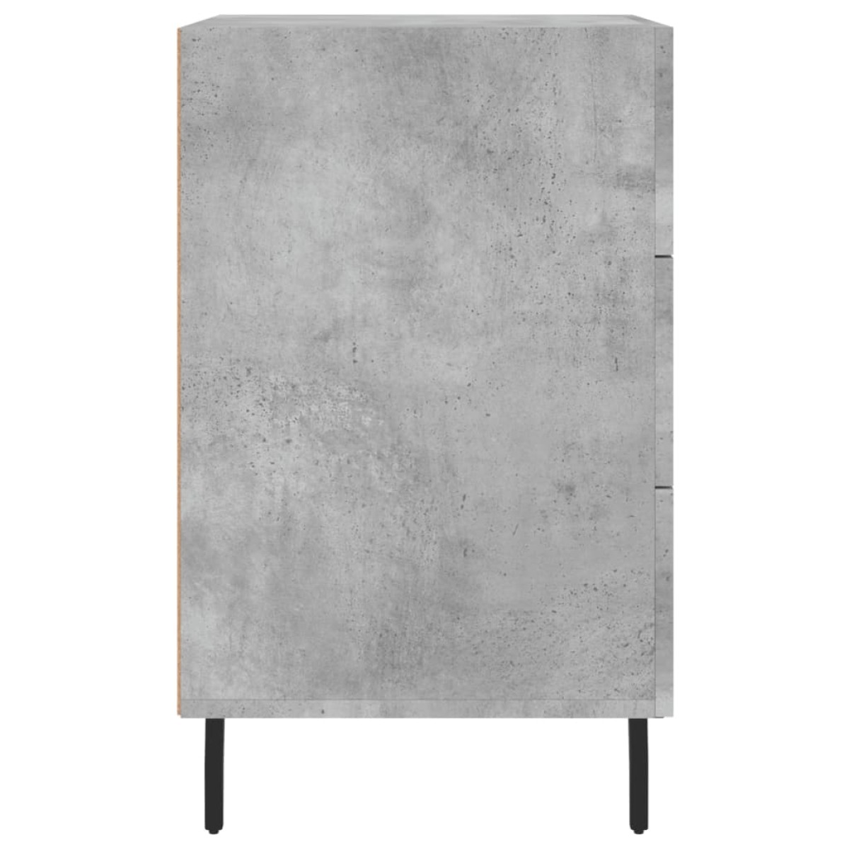 vidaXL Κομοδίνο Γκρι Σκυροδέματος 40x40x66 εκ. από Επεξεργασμένο Ξύλο