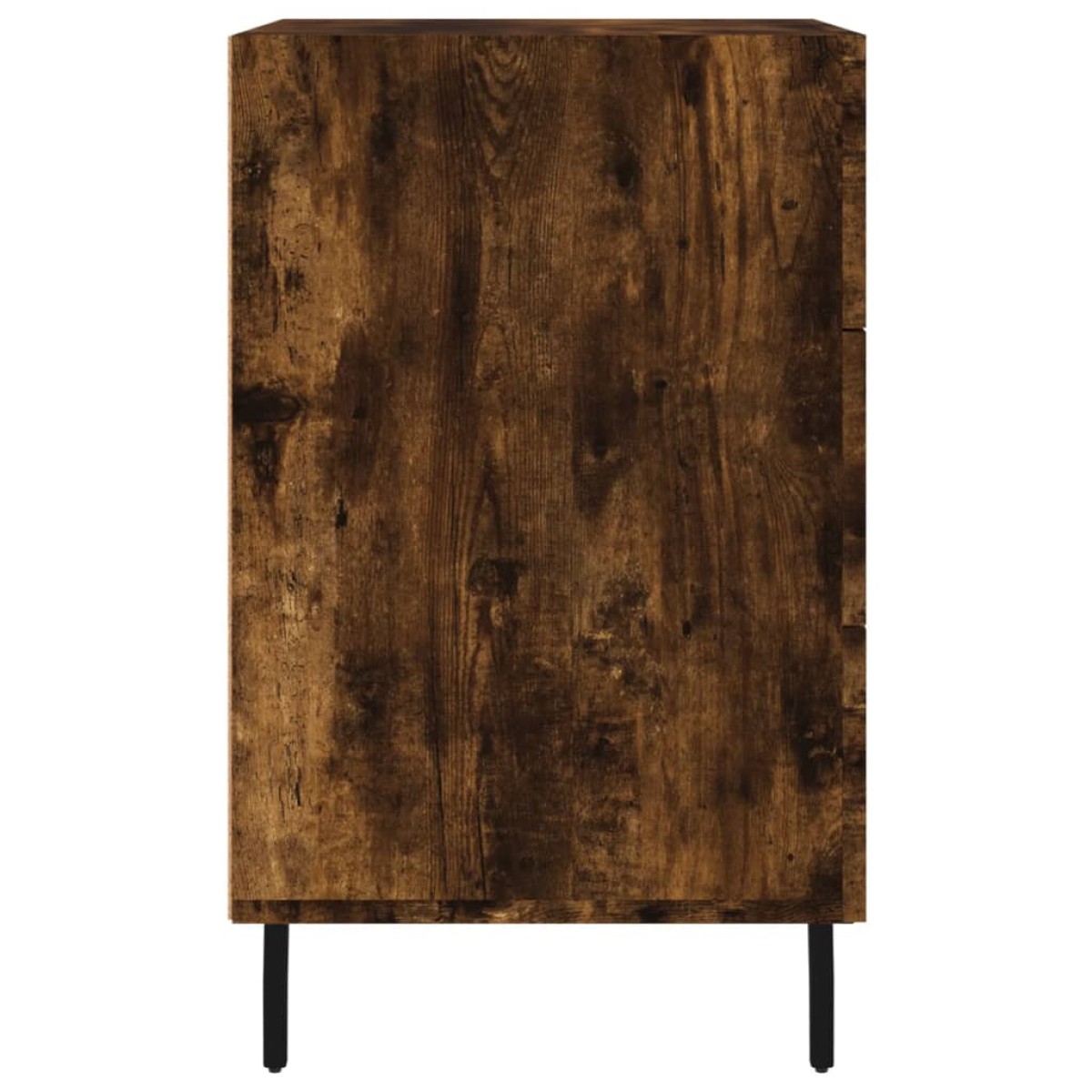 vidaXL Κομοδίνο Καπνιστή Δρυς 40 x 40 x 66 εκ. από Επεξεργασμένο Ξύλο
