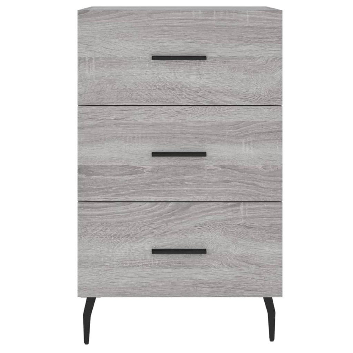vidaXL Κομοδίνο Γκρι Sonoma 40 x 40 x 66 εκ. από Επεξεργασμένο Ξύλο